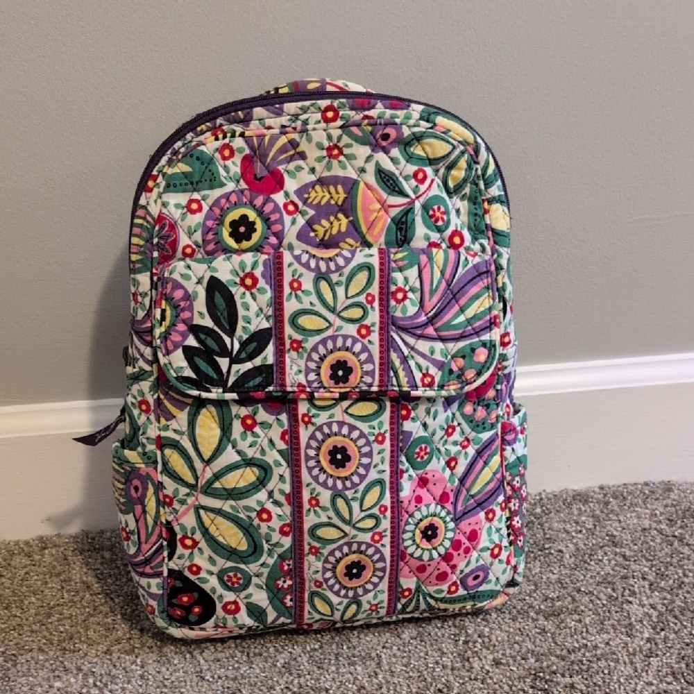 Vera Bradley Multicolor Floral Backpack
